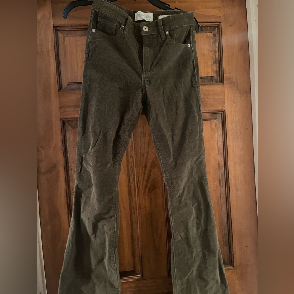 R E generation corduroy olive green pants size 1/25